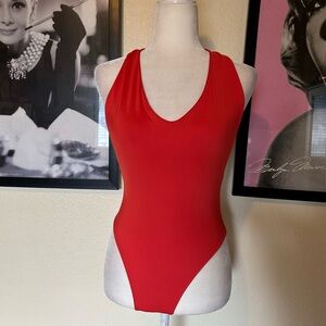 Chic burnt orange Women's One-Piece Swimsuit